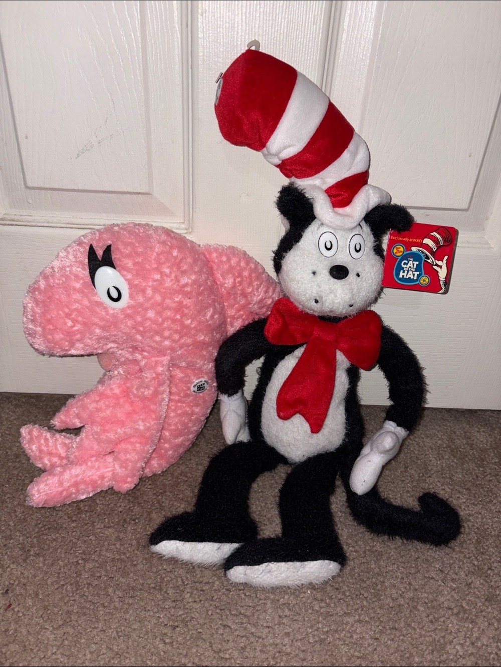 Cat in the Hat Plush Toy - Black, White & Red